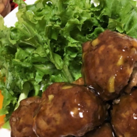 豆入り肉団子