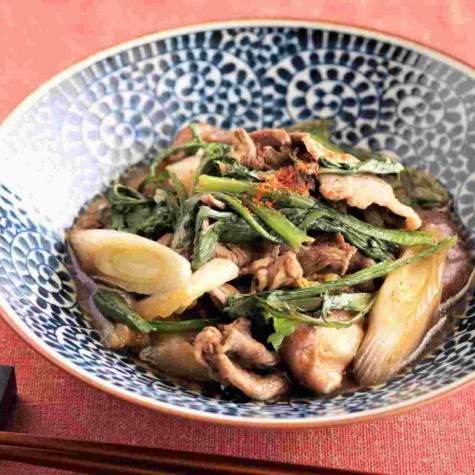 冬野菜たっぷりの牛すき煮