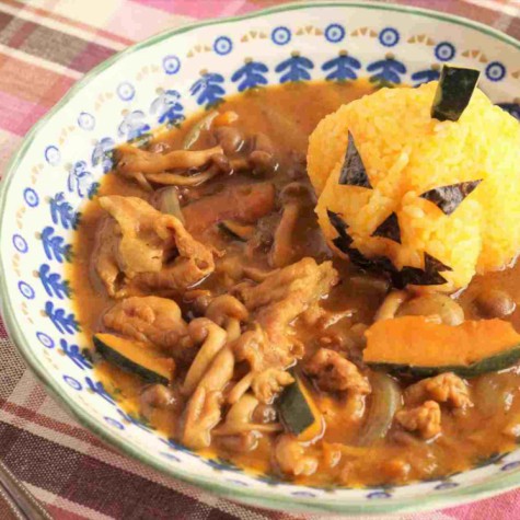 ハロウィンかぼちゃカレー