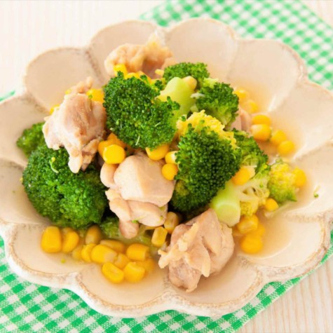 鶏とブロッコリーの和風煮