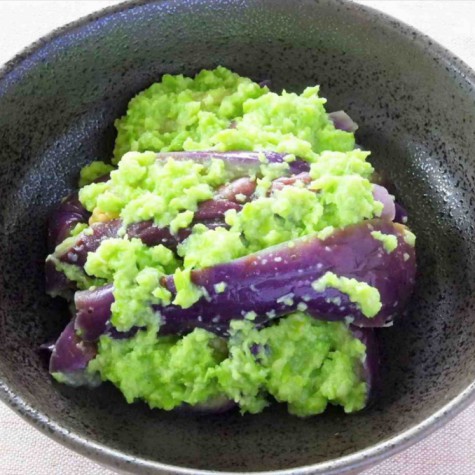 なすのずんだ和え