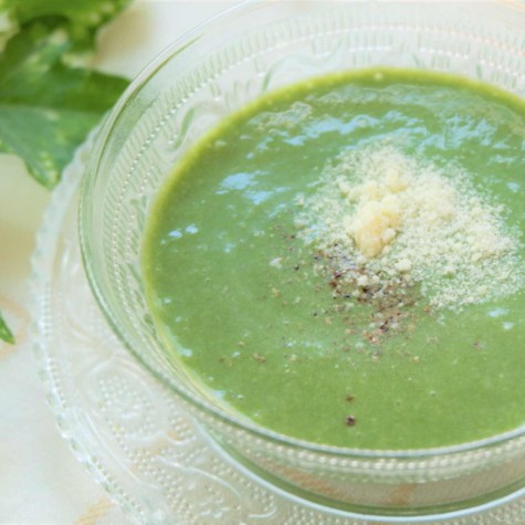 ほうれん草とジャガイモの冷製ポタージュ