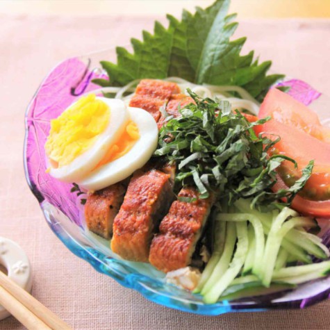 ウナギのしそ風味そうめん