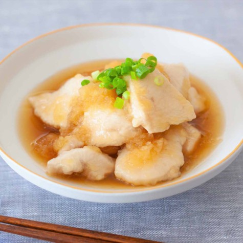 鶏のしっとりみぞれ煮