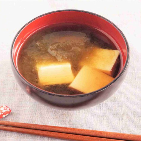 卵豆腐ととろろ昆布の冷やし椀