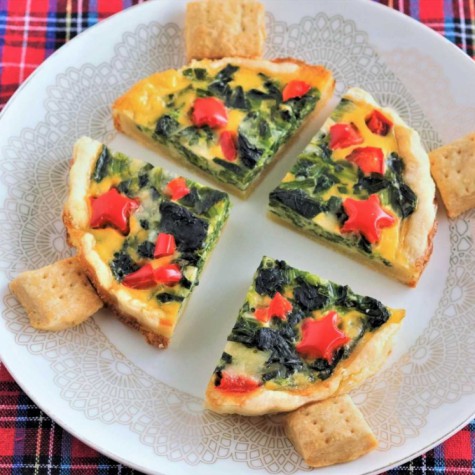 ほうれん草のツリーキッシュ