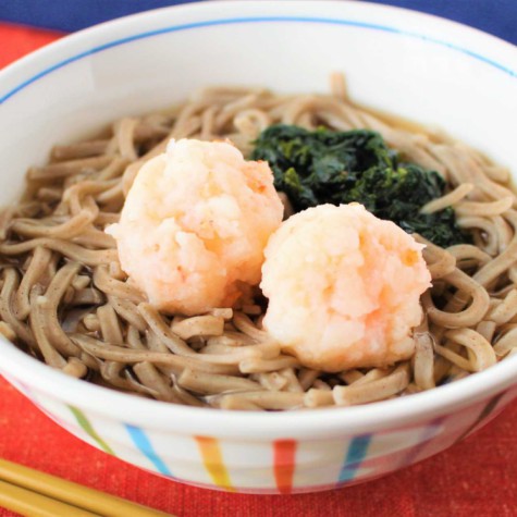 海老団子のあんかけそば