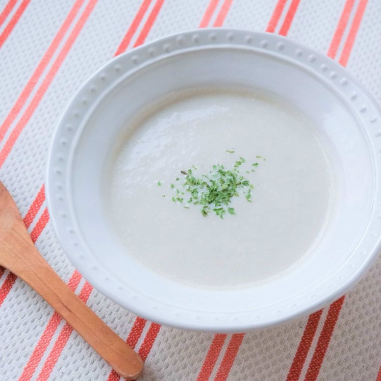 ごぼうと長ネギのポタージュ